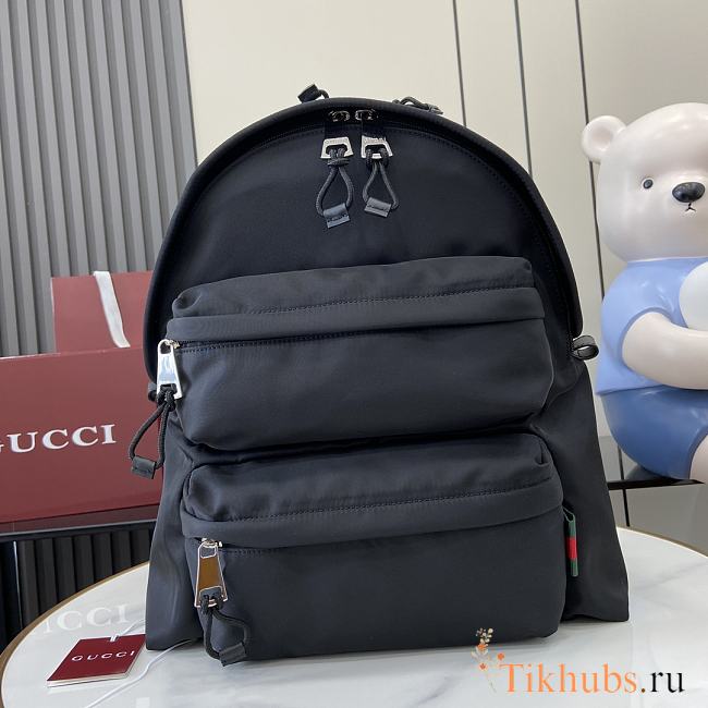 Gucci Medium Backpack With Logo Black 40x36.5x23cm - 1