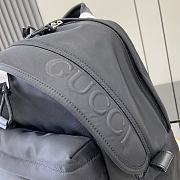 Gucci Medium Backpack With Logo Black 40x36.5x23cm - 3