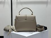 Celine Small 16 Bag Calfskin Grey 23x19x10.5cm - 3