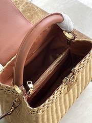 Louis Vuitton LV Capucines BB Bag Tan Brown 27x17.3x9cm - 6