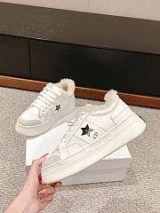 Dior Star Platform Sneaker White Calfskin Winter - 1