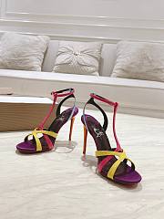 Christian Louboutin Tangueva 100 Satin Sandals - 2