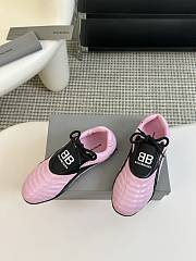 Balenciaga Zen Pink Low Top Sneaker - 4