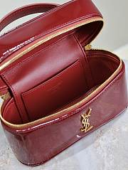 YSL Vanity Bag Red Patent 18x11x6.5cm - 2