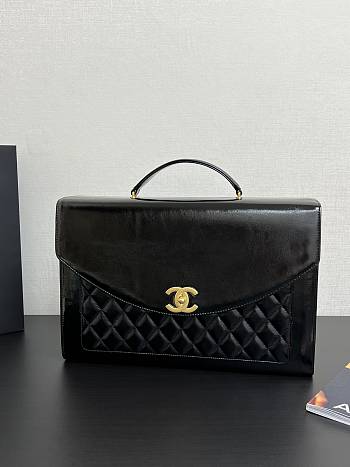 Chanel Briefcase in Black Bag 36x23x7cm