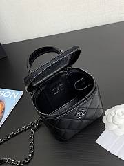 Chanel Mini Vanity Handle Case Black Bag 11x8.5x7cm - 5