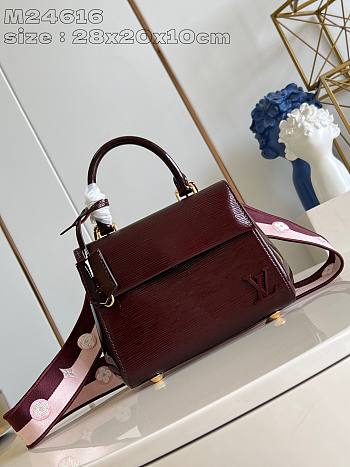 Louis Vuitton LV Cluny BB Bag Bordeaux 28x20x10cm