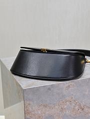 YSL Mini Voltaire Bag Black 21x17.5x8cm - 3