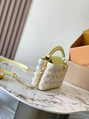 Louis Vuitton LV Capucines Mini Yellow Pink 21 x 14 x 8 cm - 5