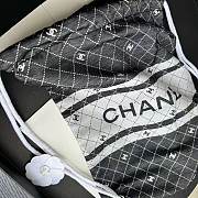 Chanel 22 Handbag Grey White 45x35cm - 3