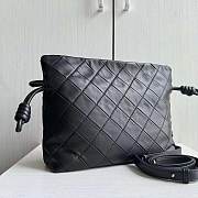 Loewe Flamenco Bag Black Leather 30cm - 4