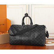 Louis Vuitton LV Keepall Bandoulière 45 Bag Monogram Black 45x27x20cm - 2