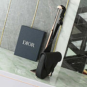 Dior Saddle Bag Black Gravity Leather 27x20x5cm - 4