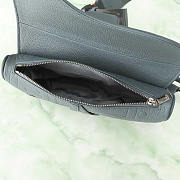 Dior Saddle Bag Grey Gravity Leather 27x20x5cm - 2