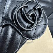 Gucci Marmont Super Mini Bag Black 16.5x10x5cm - 3