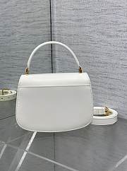 Dior Medium 30 Montaigne Top Handle Bag White 19 x 12 x 8 cm - 6