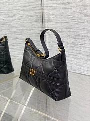 Dior Miss Caro Mini Hobo Shoulder Bag Black 24x14x6.5cm - 4