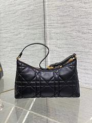 Dior Miss Caro Mini Hobo Shoulder Bag Black 24x14x6.5cm - 2