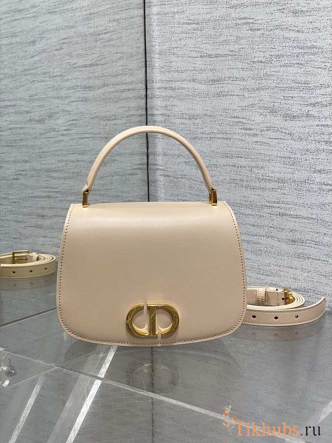 Dior Medium 30 Montaigne Top Handle Bag Beige 19 x 12 x 8 cm - 1