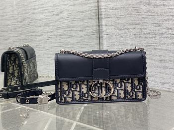 Dior 30 Montaigne East-West Bag Blue 21x12x6cm