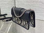 Dior 30 Montaigne East-West Bag Blue 21x12x6cm - 5