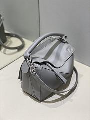 Loewe Puzzle Small Bag Grey Calfskin 24cm - 3