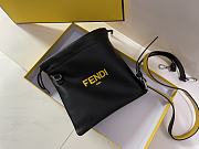 Fendi Black Leather Handbag 24x24x2cm - 5