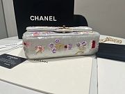 Chanel Mini Flap Bag Embroidered Satin Sequins 20x12x6cm - 4