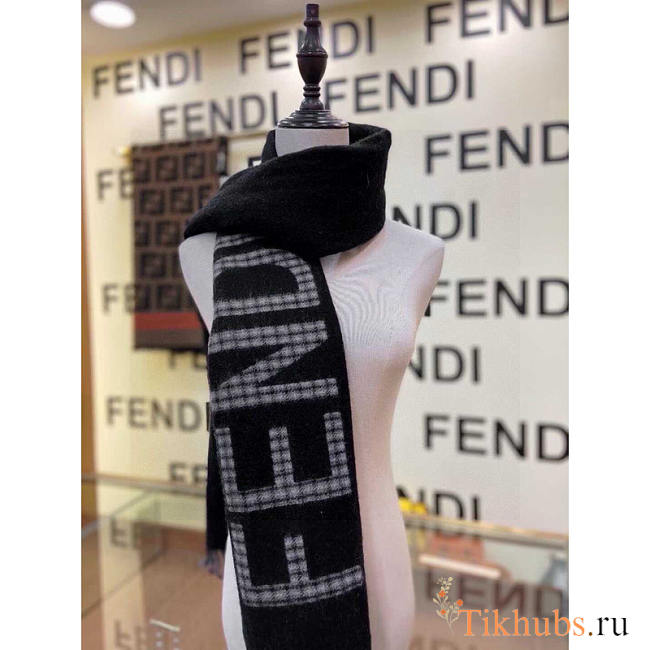 Fendi Black Scarf - 1