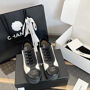 Chanel Black White Sneaker 02 - 5