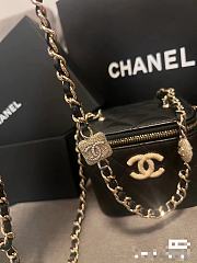 Chanel Vanity Black Bag 11x8.5x7cm - 4