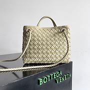 Bottega Veneta Small Andiamo Beige 25x22x10.5cm - 4