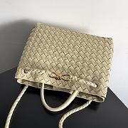 Bottega Veneta Medium Andiamo Beige 32.5x24x12cm - 3