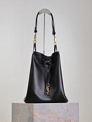 YSL Pochon Shoulder Bag Black 24x30x12cm - 1