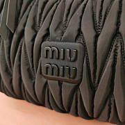 Miu Miu Wander Leather Half-moon Bag Black 28x14x9cm - 5