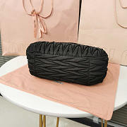 Miu Miu Wander Leather Half-moon Bag Black 28x14x9cm - 3