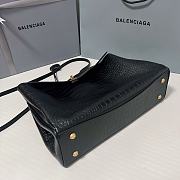 Balenciaga Rodeo Large Handbag Black Crocodile 40x30x13cm - 5