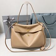 Balenciaga Rodeo Large Handbag Latte Calfskin 40x30x13cm - 5