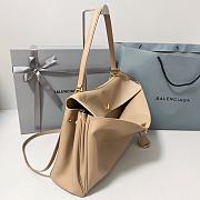 Balenciaga Rodeo Large Handbag Latte Calfskin 40x30x13cm - 3