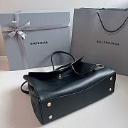 Balenciaga Rodeo Large Handbag Black Calfskin 40x30x13cm - 5