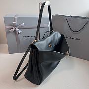 Balenciaga Rodeo Large Handbag Black Calfskin 40x30x13cm - 3