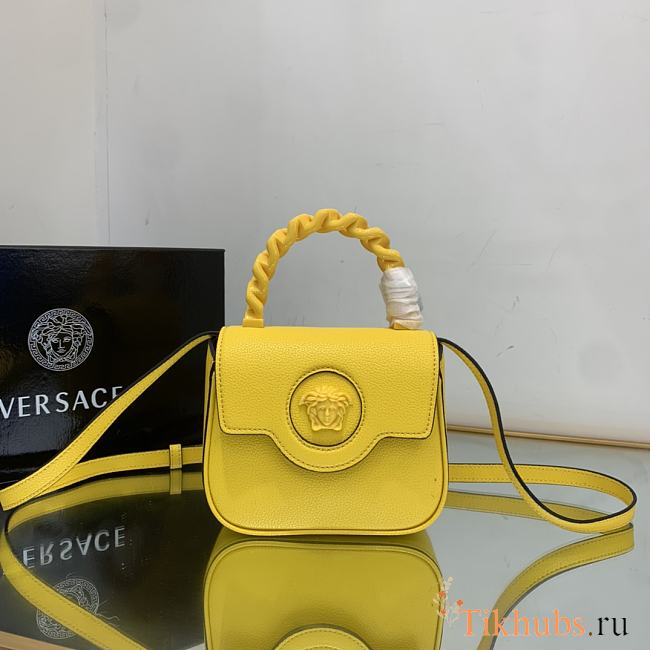 Versace La Medusa Mini Bag Yellow 16x12x6cm - 1