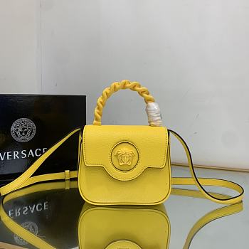 Versace La Medusa Mini Bag Yellow 16x12x6cm