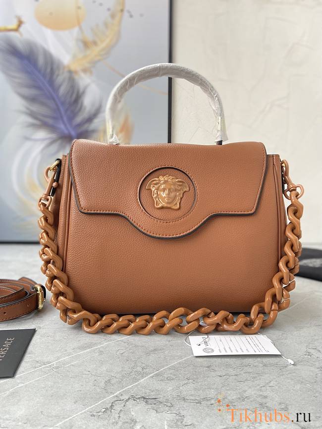 Versace Medusa Medium Bag Caramel 25 x 15 x 22 cm - 1