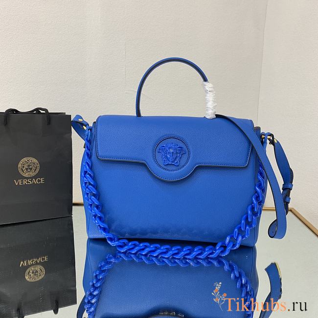 Versace Medusa Medium Bag Blue 25 x 15 x 22 cm - 1