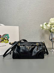 Prada Small Leather Black Shoulder Bag 26x14x12cm - 1