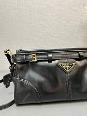 Prada Small Leather Black Shoulder Bag 26x14x12cm - 4