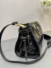 Prada Small Leather Black Shoulder Bag 26x14x12cm - 6