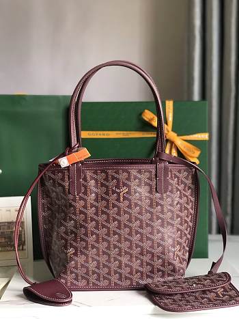 Goyard Anjou Mini Bag Purple 20x20x10cm