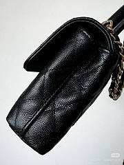 Chanel Nano Coco Handle Bag Black Caviar 11.5x14.5x5.5cm - 4